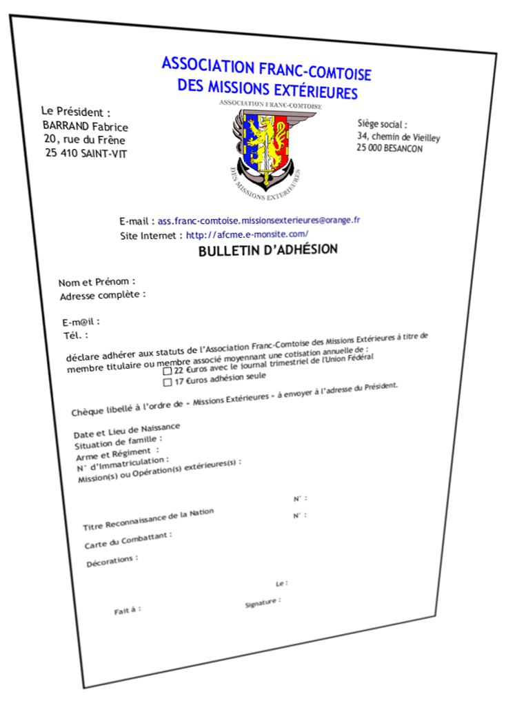 Bulletin afcme