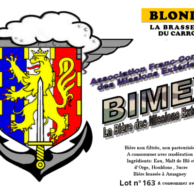 Etiquette biere afcme 2025